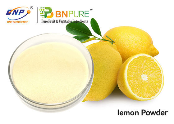 Citrus Limon Organiczny sok z cytryny w proszku Jasnożółty rozpuszczalny w wodzie