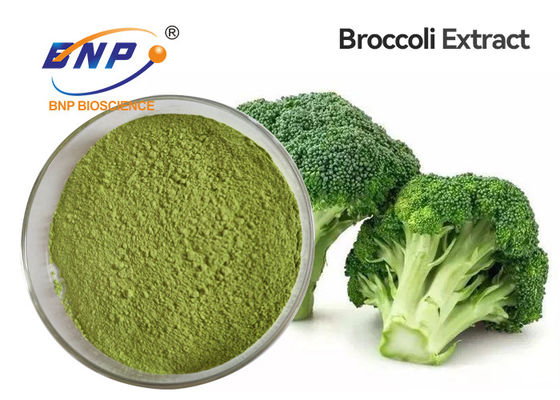 Jasnozielony organiczny proszek z kiełków brokułów klasy spożywczej 80 oczek