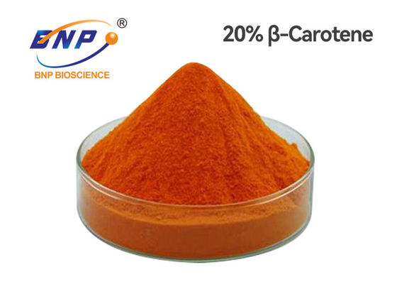 1% Min. Suplement w proszku z beta-karotenu w kolorze pomarańczowym do czerwonego nierozpuszczalny w wodzie