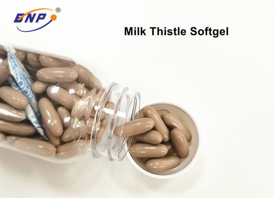 600mg Soft Gel OEM Suplement Sylimaryna Milk Thistle Capsules