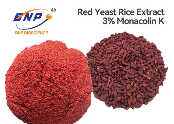 Ekstrakty z czerwonego ryżu drożdżowego bez cytryny 3% Monacolin-K Pharmaceutical Grade Monascus Red Powder