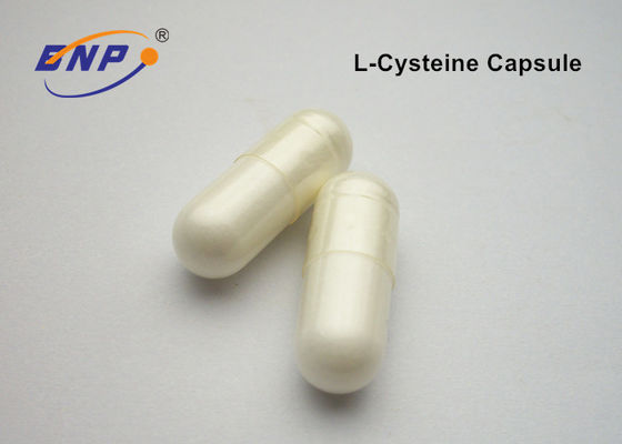 500mg Suplement diety OEM Biały proszek L Cysteina Kapsułki